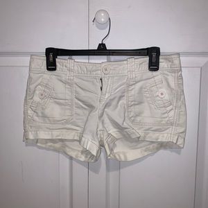 Aeropostale White Khaki Shorts
